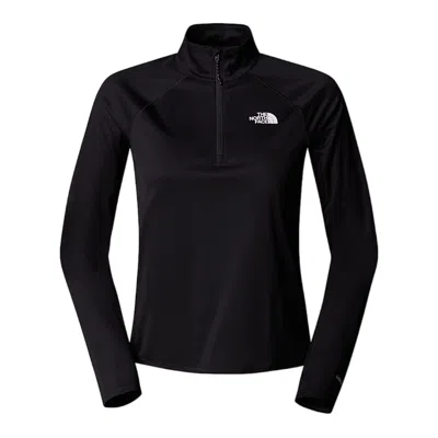 The North Face Womens Sunriser 1/4 Zip Long-sleeve Top In Black