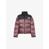 The North Face Womens Tawny Quartz Black 1996 Retro Nuptse Nylon-down Jacket In Multi