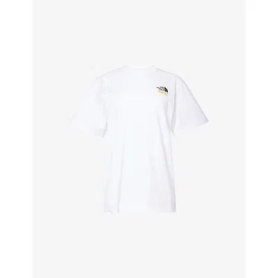 The North Face Womens Tnf White 1966 Graphic-print Cotton T-shirt