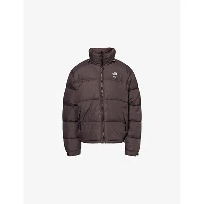 The North Face Womens  1996 Nuptse Hooded Shell-down Jacket In Brown