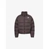 The North Face Womens  2000 Nuptse High-neck Shell-down Jacket In Brown