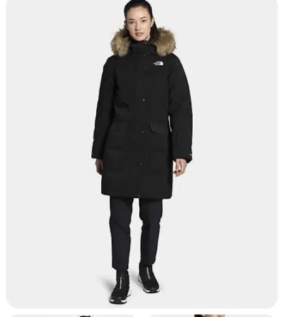 Pre-owned The North Face Womens  Defdown Parka Futurelight Med Down Black Msrp $600