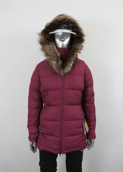 Pre-owned The North Face Womens  Dreamer Parkina 600-down Winter Jacket Hooded Boysenberry In Purple