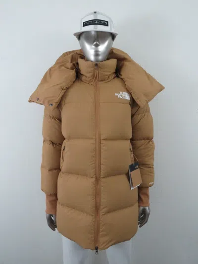 Pre-owned The North Face Womens  Glacier Basin 600-down Puffer Winter Parka Jacket - Almond In White