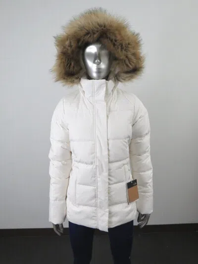 Pre-owned The North Face Womens  Gotham Jacket Hooded 550-down Winter Jacket - White