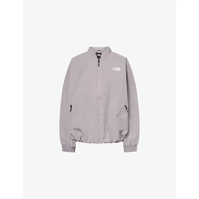 The North Face Womens Transcendent Grey Nse Lite Insulated Shell Bomber Jacket