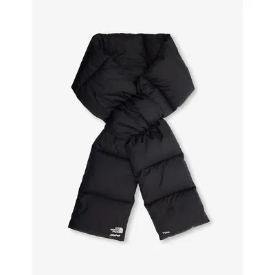 The North Face Womens  Nuptse Quilted Shell-down Scarf In Black