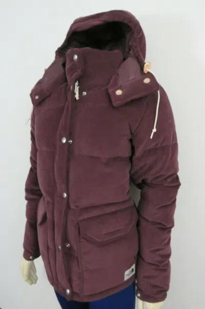 Pre-owned The North Face Womens  Sierra Down Corduroy Warm Parka Winter Jacket Root $350 In Root Brown (similar To Burgundy)