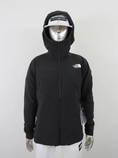 Pre-owned The North Face Womens  Summit Casaval Hybrid Hoodie Hooded Insulated Jacket Black In Tnf Black / Tnf White Logo