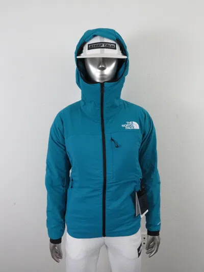 Pre-owned The North Face Womens  Summit L3 Ventrix Hoodie Insulated Jacket - Blue In Enamel Blue / Tnf White Logo