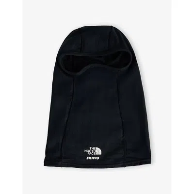 The North Face Womens  Textured Brand-print Woven Balaclava In Brown