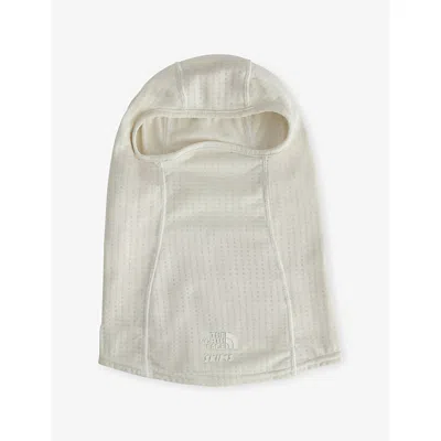 The North Face Womens  Textured Brand-print Woven Balaclava In Brown