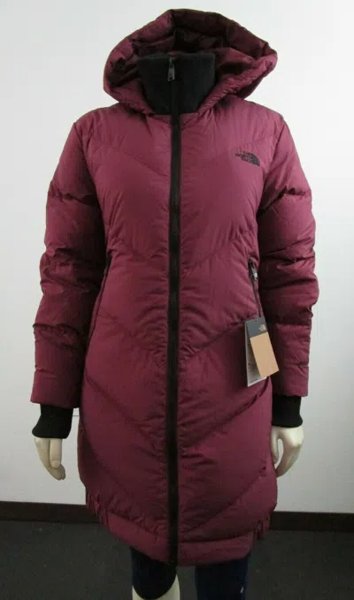 Pre-owned The North Face Womens  Tnf Albroz Parkina Down Parka Warm Winter Jacket Red