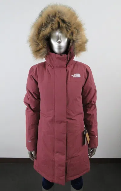 Pre-owned The North Face Womens  Tnf Arctic Parka Down Warm Winter Jacket Wild Ginger