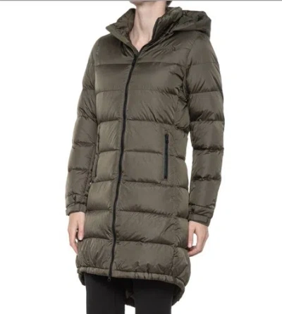 Pre-owned The North Face Womens  Tnf Metropolis Iii Parka Long Down Warm Jacket Green S In New Taupe Green