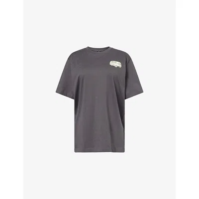 The North Face Womens  Van Life Graphic-print Cotton T-shirt In Animal Print