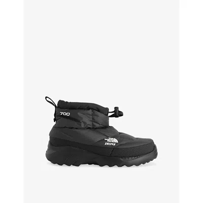 The North Face Womens  X Skims Nuptse Traction Chukka Boots In Black