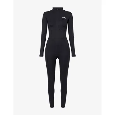 The North Face Womens  X Skims Refina Stretch-woven Jumpsuit In Black