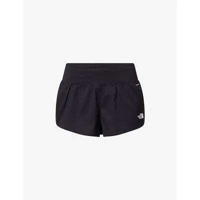 The North Face Womens Tnf Black Sunriser 3' Stretch-woven Shorts Xs