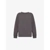 The North Face Womens Anthracite Grey W Dome Relaxed-fit Cotton-jersey Sweatshirt In Gray