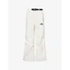 The North Face Womens W Nse Drawstring-cuffs Cotton-blend Trousers White In White