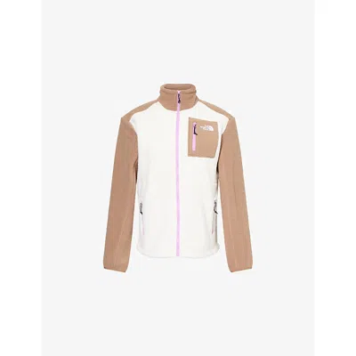 The North Face Womens Yumiori Logo-branded Fleece Jacket White