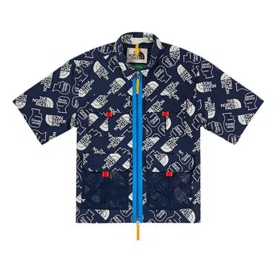 The North Face X Brain Dead 76 Boxy Ss Mountain Shirts 'blue'