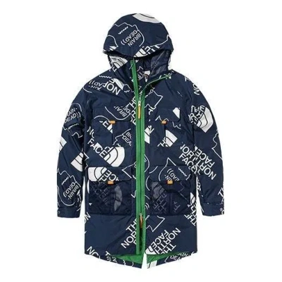The North Face X Brain Dead 76 Oversized Mountain Parka Jacket 'blue'