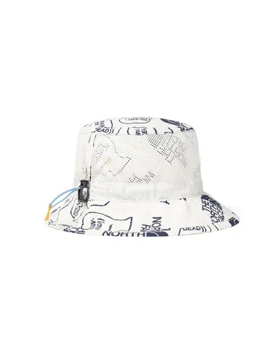 Pre-owned The North Face X Brain Dead Bucket Hat In Vintage White