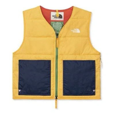 The North Face X Brain Dead Puffer Vest 'yellow'