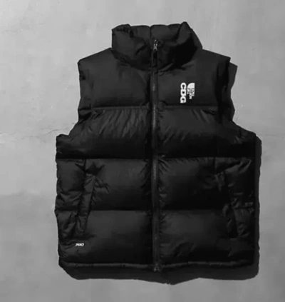 Pre-owned The North Face X Cdg Nuptse Vest Black Limited Edition Tnf Black Size S
