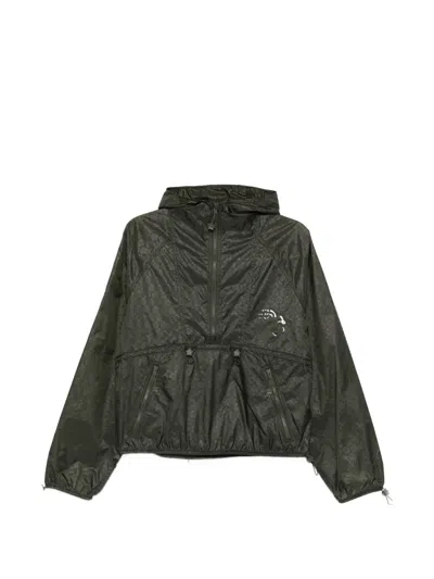 The North Face X Cecilie Bahnsen Patterned Hooded Jacket In Green
