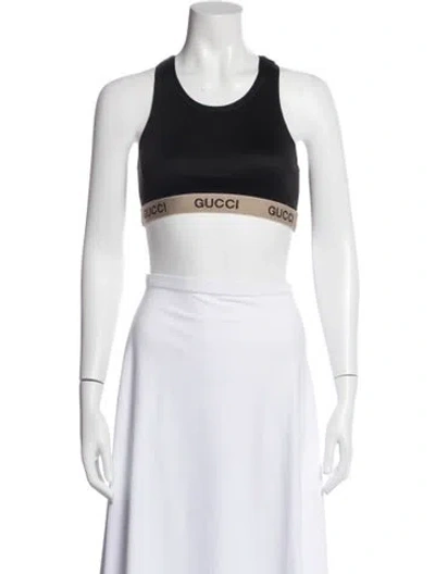 Pre-owned The North Face X Gucci 2021 Crew Neck Sports Bra In Black