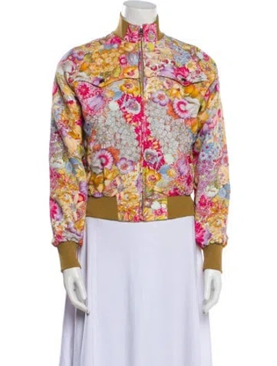 Pre-owned The North Face X Gucci 2021  2021 Floral Print Jacket Evening Jacket In Black