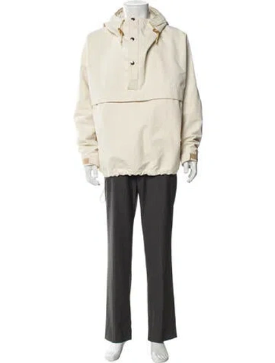 Pre-owned The North Face X Gucci 2021 Web Accent Parka In Neutral