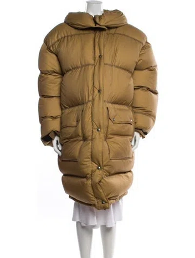 Pre-owned The North Face X Gucci Down Coat In Brown