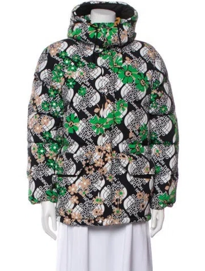 Pre-owned The North Face X Gucci Printed Down Jacket In Multi