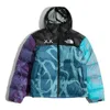 The North Face X Kaws Retro 1996 Nuptse Jacket 'monterey Blue' In Multi