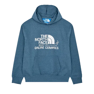 Pre-owned The North Face X Online Ceramics Graphic Hoodie 'blue Regrind'