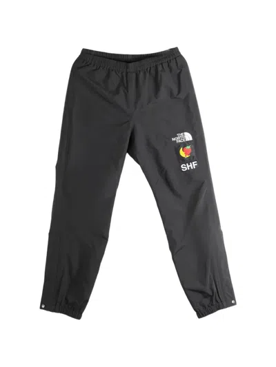 The North Face X Shf Logo-patch Track Pants In Black