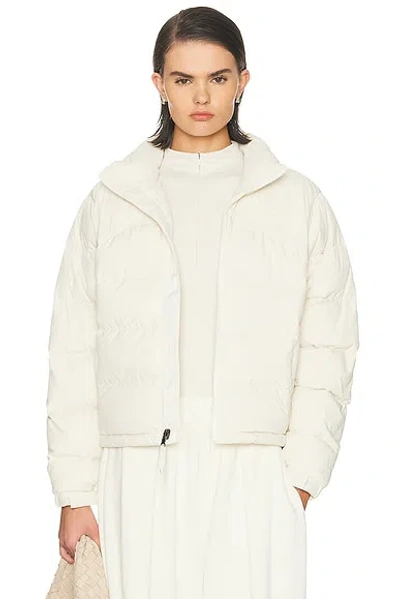 The North Face X Skims 2000 Retro Shrunken Nuptse Jacket In Neutral