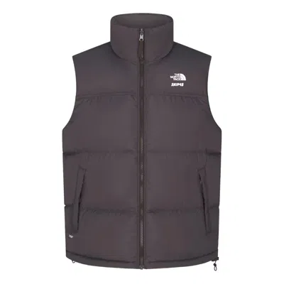 The North Face X Skims Fw25 1996 Nuptse Vest 'phoenix' In Gray