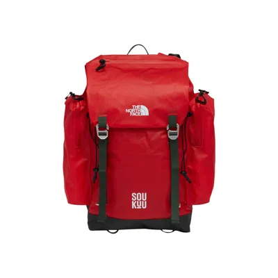 Pre-owned The North Face X Undercover Soukuu Backpack 'dark Cedar Green/high Risk Red'
