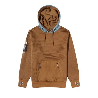 Pre-owned The North Face X Undercover Soukuu Dotknit Double Hoodie 'sepia Brown/concrete Grey'