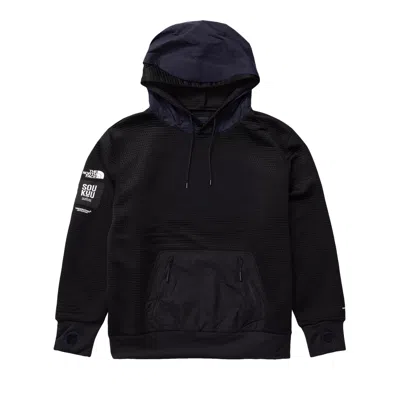 Pre-owned The North Face X Undercover Soukuu Dotknit Double Hoodie 'tnf Black/aviator Navy'