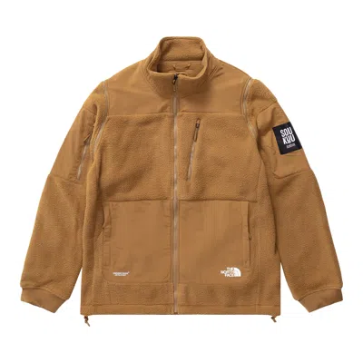 Pre-owned The North Face X Undercover Soukuu Zip Off Fleece Jacket 'butternut' In Yellow