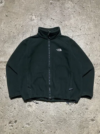 Pre-owned The North Face X Vintage Crazy The North Face Fleece Zip-up Jacket Essential Gorp In Black