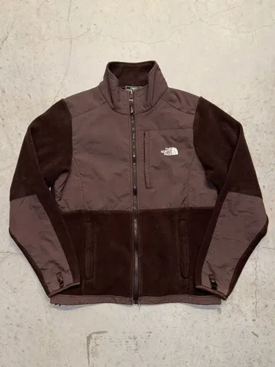Pre-owned The North Face X Vintage Crazy Vintage 90's The North Face Denali Brown Zip Up Fleece Jacket