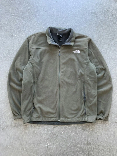 Pre-owned The North Face X Vintage Essential Vintage Y2k The North Face Jacket Lightweight In Olive