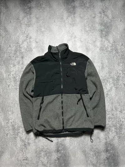 Pre-owned The North Face X Vintage Fleece The North Face Multipocket Jacket Silver Logo